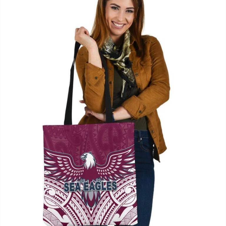 National Rugby League store - Loyal fans of Manly Warringah Sea Eagles's Tote Bag:vintage National Rugby League suit,uniform,apparel,shirts,merch,hoodie,jackets,shorts,sweatshirt,outfits,clothes