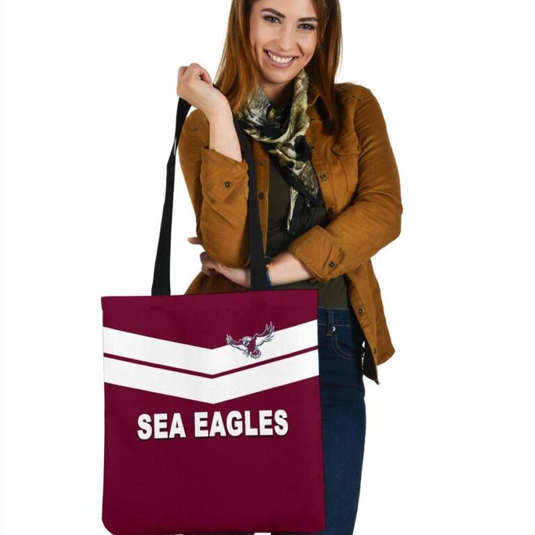 National Rugby League store - Loyal fans of Manly Warringah Sea Eagles's Tote Bag:vintage National Rugby League suit,uniform,apparel,shirts,merch,hoodie,jackets,shorts,sweatshirt,outfits,clothes