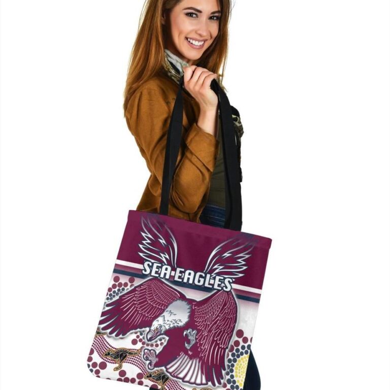 National Rugby League store - Loyal fans of Manly Warringah Sea Eagles's Tote Bag:vintage National Rugby League suit,uniform,apparel,shirts,merch,hoodie,jackets,shorts,sweatshirt,outfits,clothes