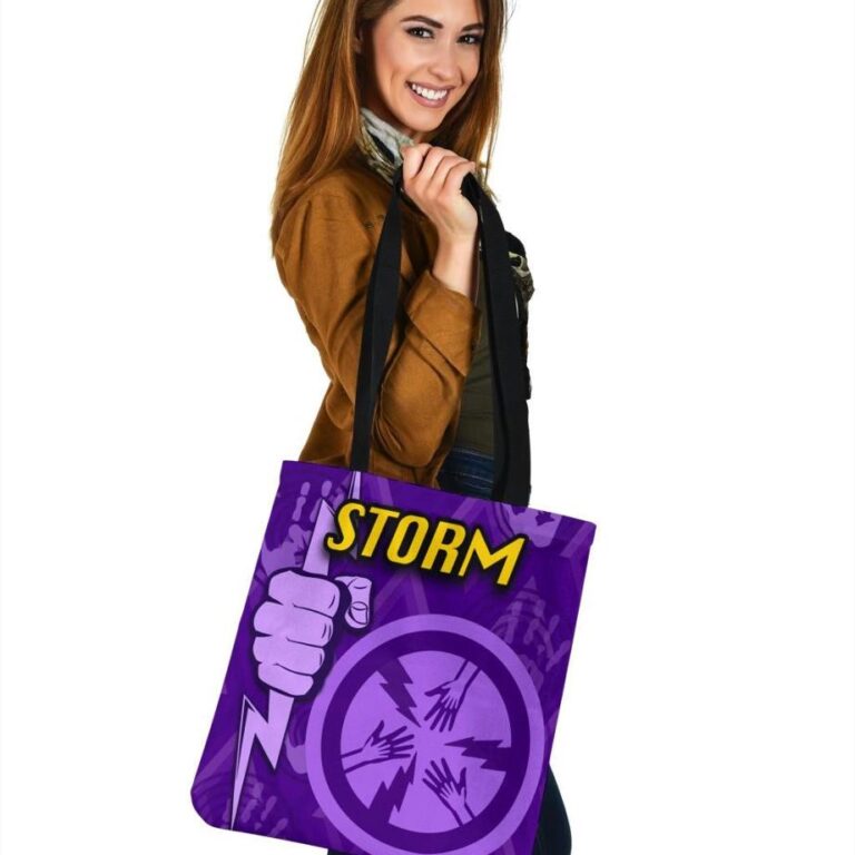 National Rugby League store - Loyal fans of Melbourne Storm's Tote Bag:vintage National Rugby League suit,uniform,apparel,shirts,merch,hoodie,jackets,shorts,sweatshirt,outfits,clothes