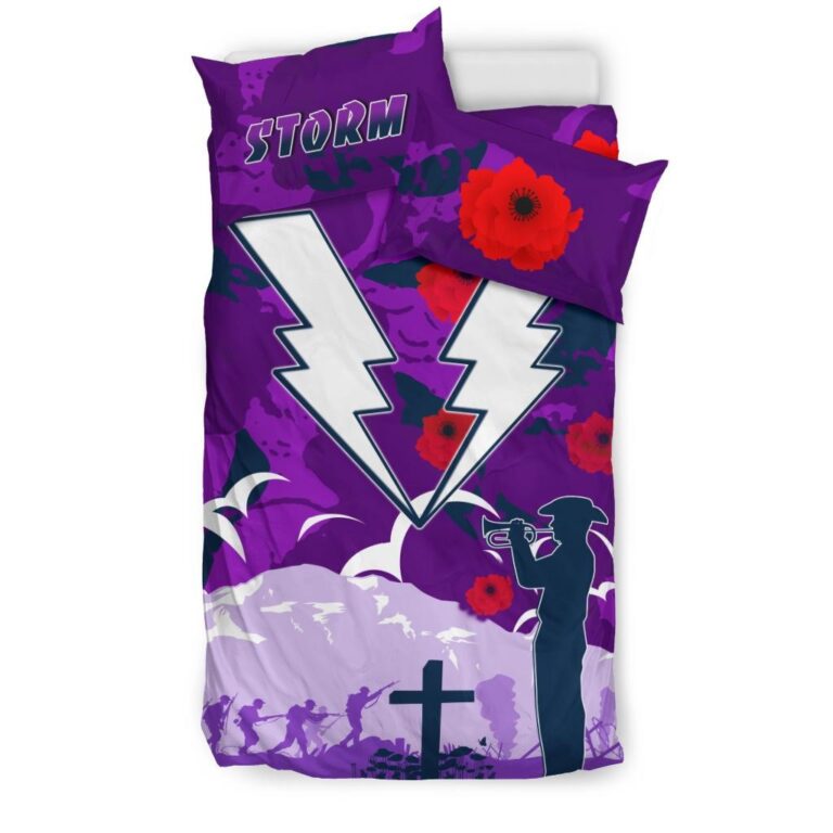 National Rugby League store - Loyal fans of Melbourne Storm's Bedding Duvet Cover + 1/2 Pillow Cases:vintage National Rugby League suit,uniform,apparel,shirts,merch,hoodie,jackets,shorts,sweatshirt,outfits,clothes