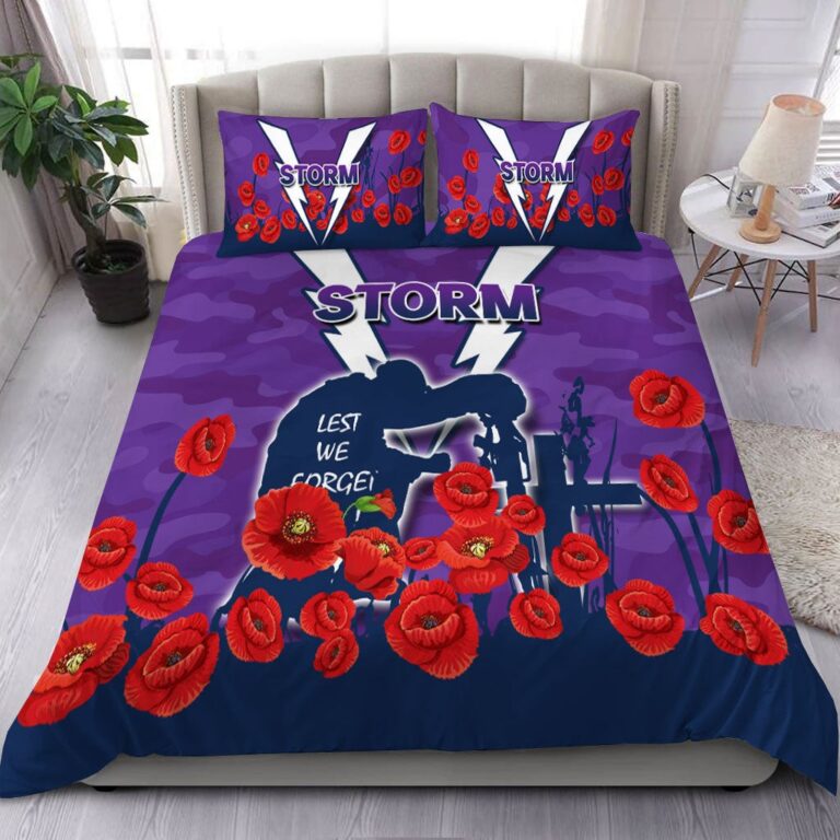 National Rugby League store - Loyal fans of Melbourne Storm's Bedding Duvet Cover + 1/2 Pillow Cases:vintage National Rugby League suit,uniform,apparel,shirts,merch,hoodie,jackets,shorts,sweatshirt,outfits,clothes