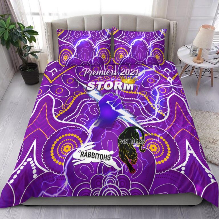 National Rugby League store - Loyal fans of Melbourne Storm's Bedding Duvet Cover + 1/2 Pillow Cases:vintage National Rugby League suit,uniform,apparel,shirts,merch,hoodie,jackets,shorts,sweatshirt,outfits,clothes
