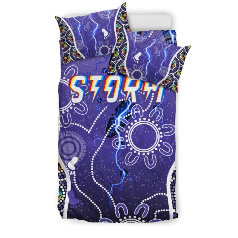 National Rugby League store - Loyal fans of Melbourne Storm's Bedding Duvet Cover + 1/2 Pillow Cases:vintage National Rugby League suit,uniform,apparel,shirts,merch,hoodie,jackets,shorts,sweatshirt,outfits,clothes