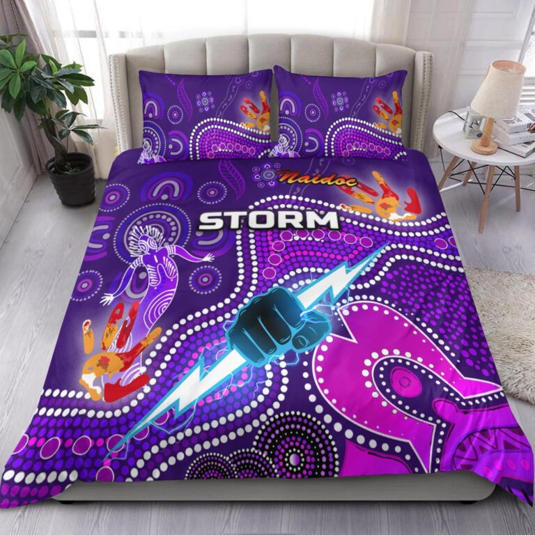 National Rugby League store - Loyal fans of Melbourne Storm's Bedding Duvet Cover + 1/2 Pillow Cases:vintage National Rugby League suit,uniform,apparel,shirts,merch,hoodie,jackets,shorts,sweatshirt,outfits,clothes