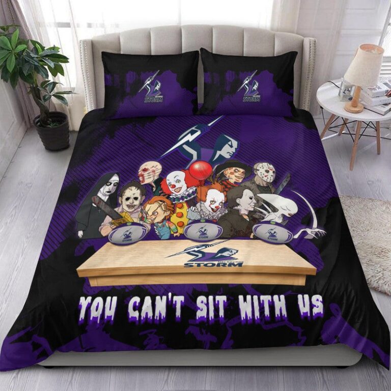National Rugby League store - Loyal fans of Melbourne Storm's Bedding Duvet Cover + 1/2 Pillow Cases:vintage National Rugby League suit,uniform,apparel,shirts,merch,hoodie,jackets,shorts,sweatshirt,outfits,clothes