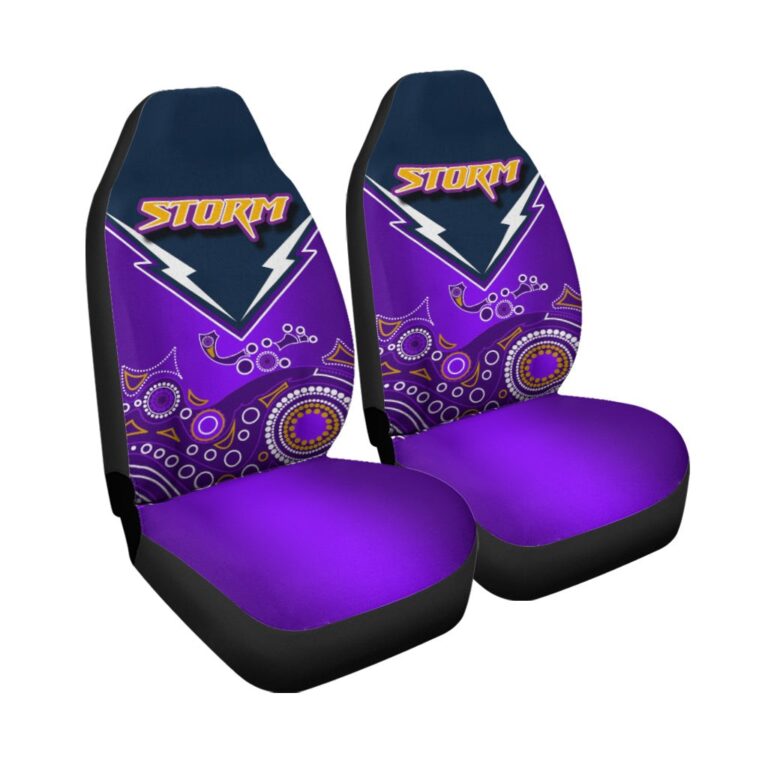 National Rugby League store - Loyal fans of Melbourne Storm's Set 2 Car Seat Cover:vintage National Rugby League suit,uniform,apparel,shirts,merch,hoodie,jackets,shorts,sweatshirt,outfits,clothes