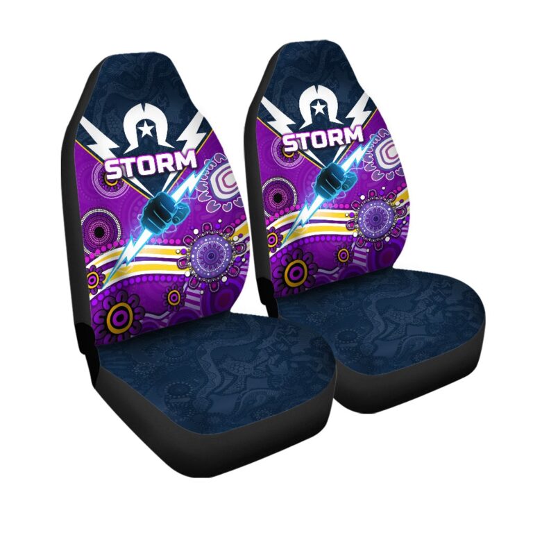 National Rugby League store - Loyal fans of Melbourne Storm's Set 2 Car Seat Cover:vintage National Rugby League suit,uniform,apparel,shirts,merch,hoodie,jackets,shorts,sweatshirt,outfits,clothes