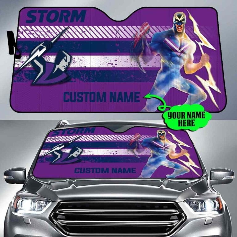 National Rugby League store - Loyal fans of Melbourne Storm's Auto Sun Shades:vintage National Rugby League suit,uniform,apparel,shirts,merch,hoodie,jackets,shorts,sweatshirt,outfits,clothes