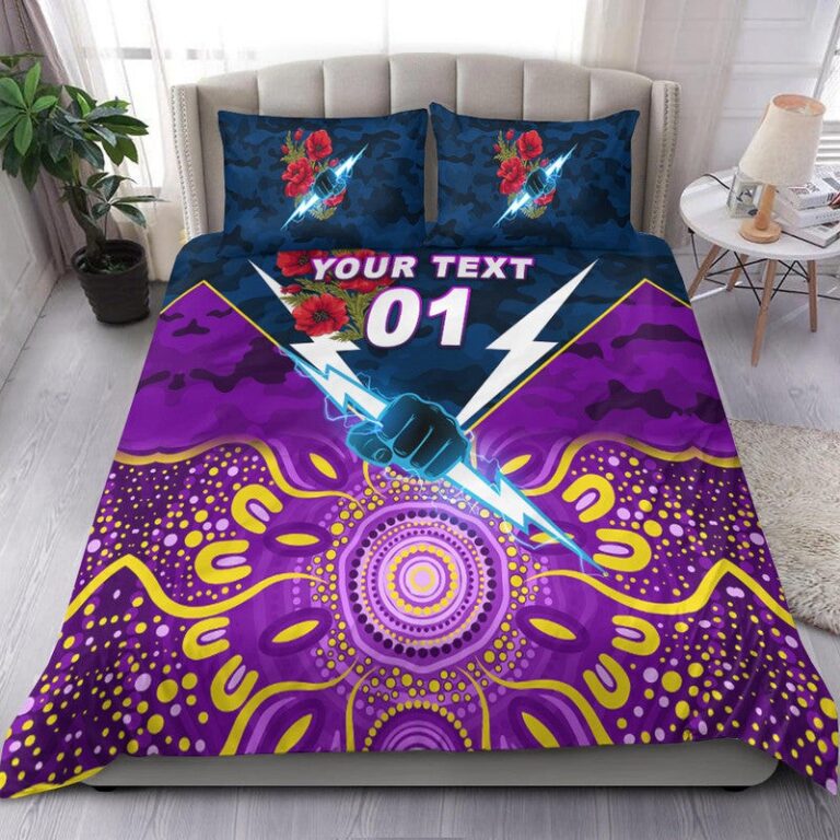 National Rugby League store - Loyal fans of Melbourne Storm's Bedding Duvet Cover + 1/2 Pillow Cases:vintage National Rugby League suit,uniform,apparel,shirts,merch,hoodie,jackets,shorts,sweatshirt,outfits,clothes