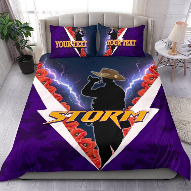 National Rugby League store - Loyal fans of Melbourne Storm's Bedding Duvet Cover + 1/2 Pillow Cases:vintage National Rugby League suit,uniform,apparel,shirts,merch,hoodie,jackets,shorts,sweatshirt,outfits,clothes
