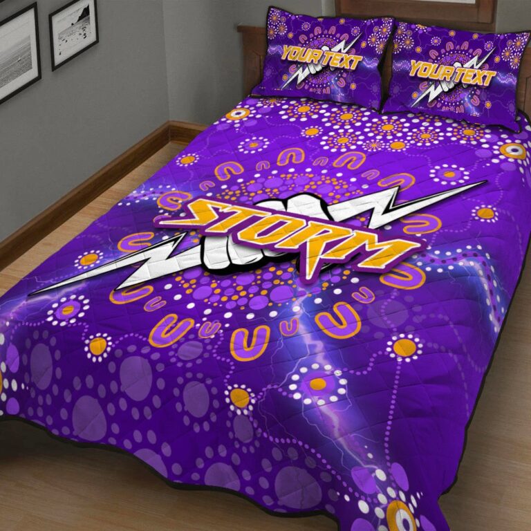 National Rugby League store - Loyal fans of Melbourne Storm's Quilt + 1/2 Pillow Cases:vintage National Rugby League suit,uniform,apparel,shirts,merch,hoodie,jackets,shorts,sweatshirt,outfits,clothes