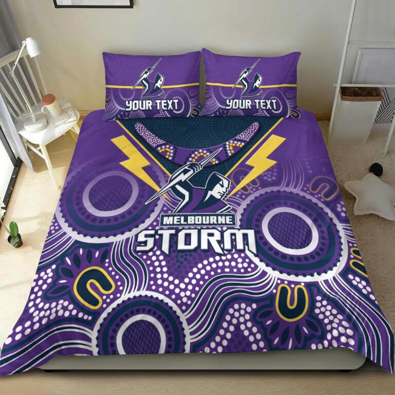 National Rugby League store - Loyal fans of Melbourne Storm's Bedding Duvet Cover + 1/2 Pillow Cases:vintage National Rugby League suit,uniform,apparel,shirts,merch,hoodie,jackets,shorts,sweatshirt,outfits,clothes