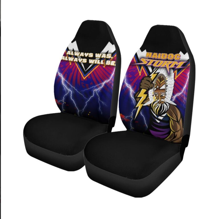 National Rugby League store - Loyal fans of Melbourne Storm's Set 2 Car Seat Cover:vintage National Rugby League suit,uniform,apparel,shirts,merch,hoodie,jackets,shorts,sweatshirt,outfits,clothes