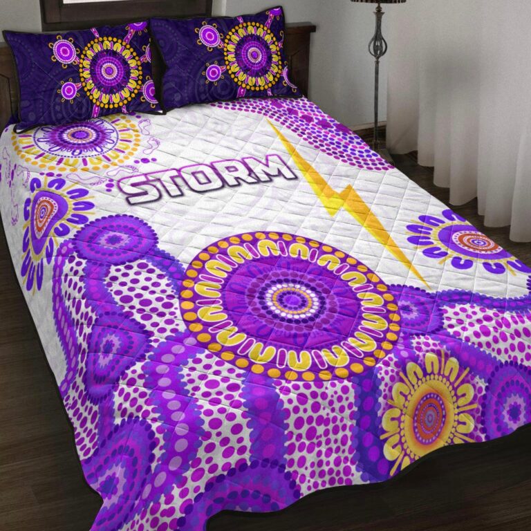 National Rugby League store - Loyal fans of Melbourne Storm's Quilt + 1/2 Pillow Cases:vintage National Rugby League suit,uniform,apparel,shirts,merch,hoodie,jackets,shorts,sweatshirt,outfits,clothes