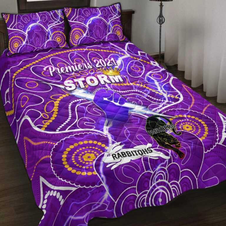National Rugby League store - Loyal fans of Melbourne Storm's Quilt + 1/2 Pillow Cases:vintage National Rugby League suit,uniform,apparel,shirts,merch,hoodie,jackets,shorts,sweatshirt,outfits,clothes