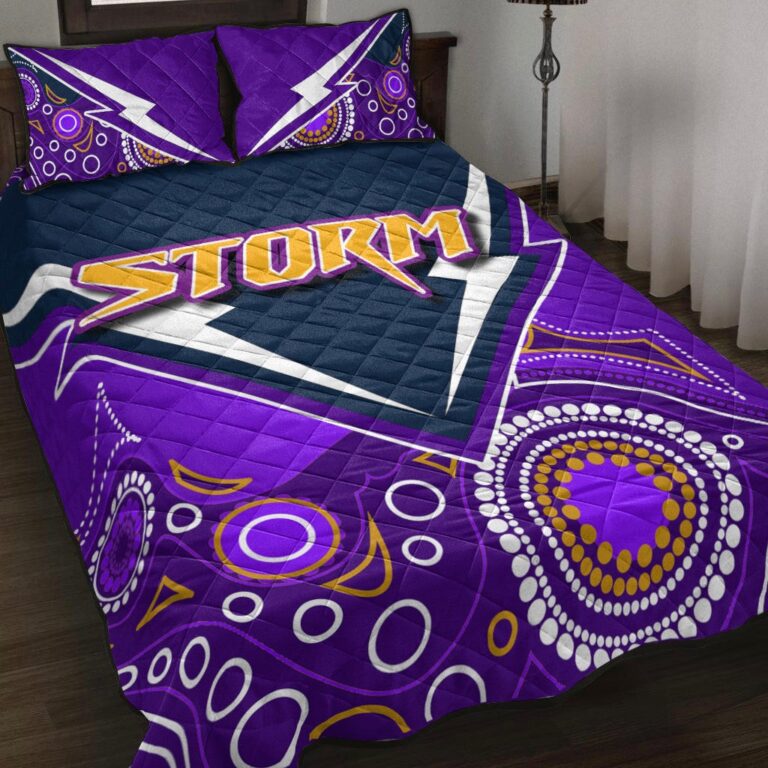 National Rugby League store - Loyal fans of Melbourne Storm's Quilt + 1/2 Pillow Cases:vintage National Rugby League suit,uniform,apparel,shirts,merch,hoodie,jackets,shorts,sweatshirt,outfits,clothes