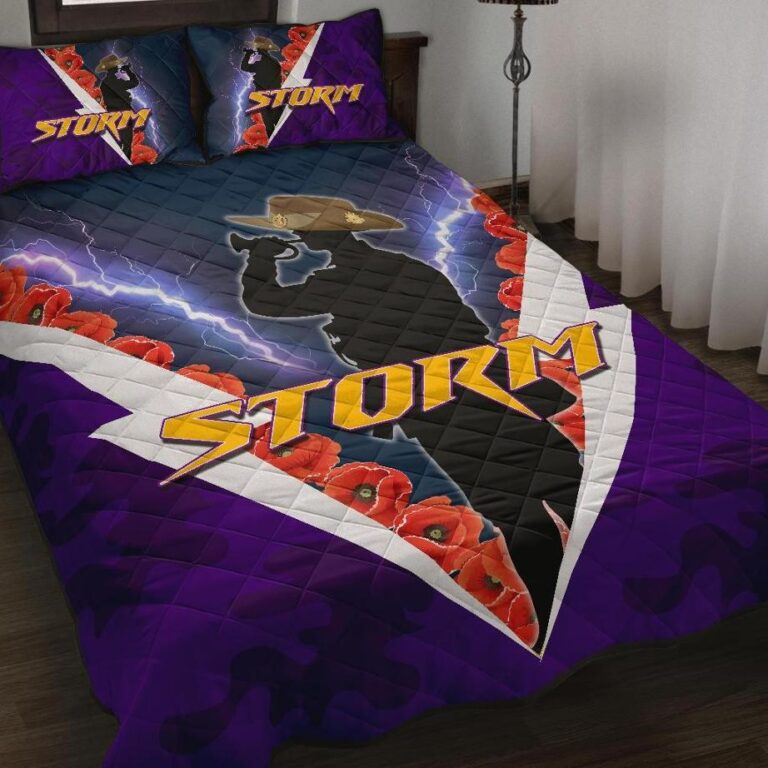 National Rugby League store - Loyal fans of Melbourne Storm's Quilt + 1/2 Pillow Cases:vintage National Rugby League suit,uniform,apparel,shirts,merch,hoodie,jackets,shorts,sweatshirt,outfits,clothes