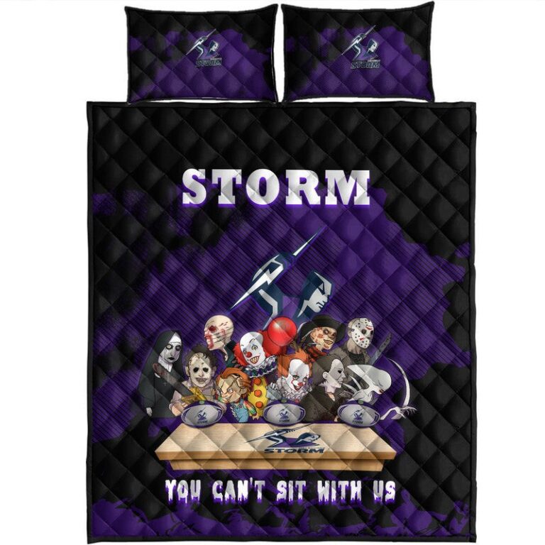 National Rugby League store - Loyal fans of Melbourne Storm's Quilt + 1/2 Pillow Cases:vintage National Rugby League suit,uniform,apparel,shirts,merch,hoodie,jackets,shorts,sweatshirt,outfits,clothes