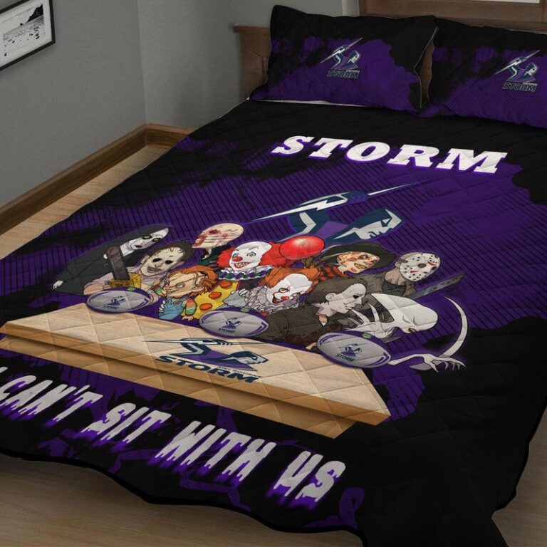 National Rugby League store - Loyal fans of Melbourne Storm's Quilt + 1/2 Pillow Cases:vintage National Rugby League suit,uniform,apparel,shirts,merch,hoodie,jackets,shorts,sweatshirt,outfits,clothes