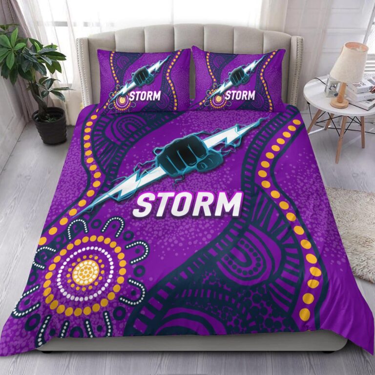 National Rugby League store - Loyal fans of Melbourne Storm's Bedding Duvet Cover + 1/2 Pillow Cases:vintage National Rugby League suit,uniform,apparel,shirts,merch,hoodie,jackets,shorts,sweatshirt,outfits,clothes