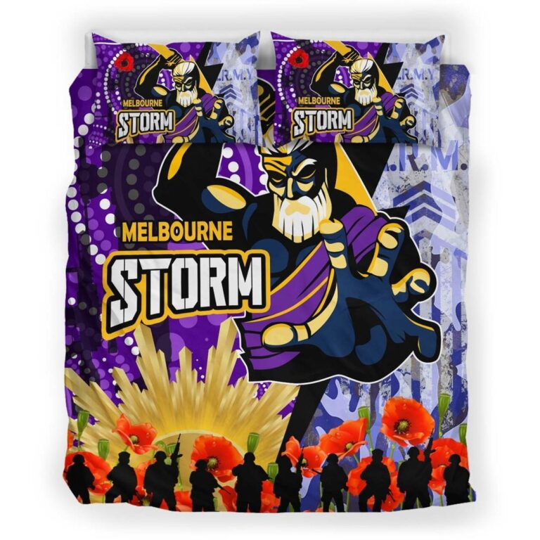 National Rugby League store - Loyal fans of Melbourne Storm's Bedding Duvet Cover + 1/2 Pillow Cases:vintage National Rugby League suit,uniform,apparel,shirts,merch,hoodie,jackets,shorts,sweatshirt,outfits,clothes