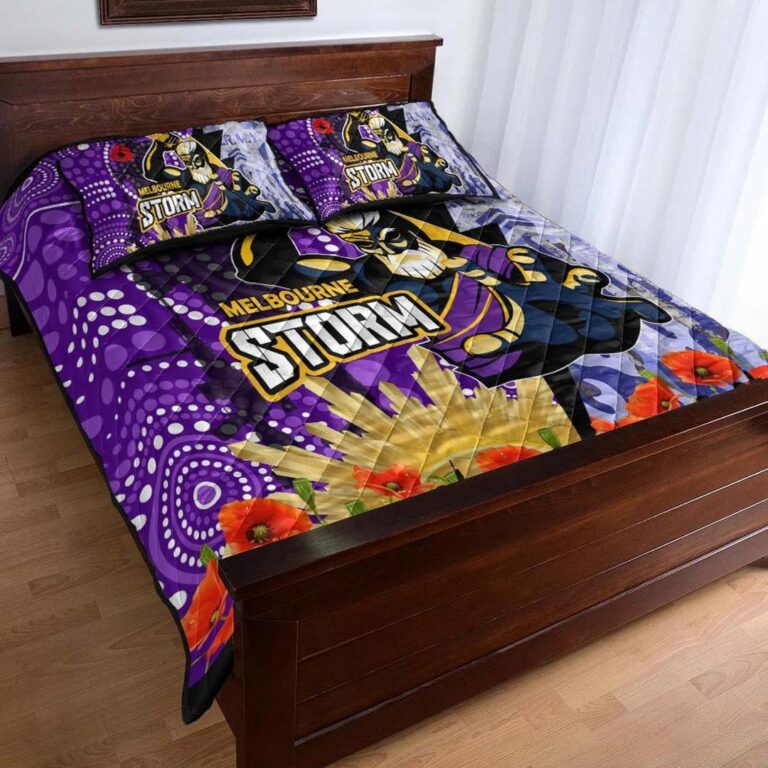 National Rugby League store - Loyal fans of Melbourne Storm's Quilt + 1/2 Pillow Cases:vintage National Rugby League suit,uniform,apparel,shirts,merch,hoodie,jackets,shorts,sweatshirt,outfits,clothes