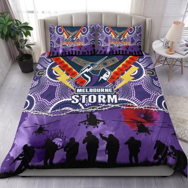 National Rugby League store - Loyal fans of Melbourne Storm's Bedding Duvet Cover + 1/2 Pillow Cases:vintage National Rugby League suit,uniform,apparel,shirts,merch,hoodie,jackets,shorts,sweatshirt,outfits,clothes