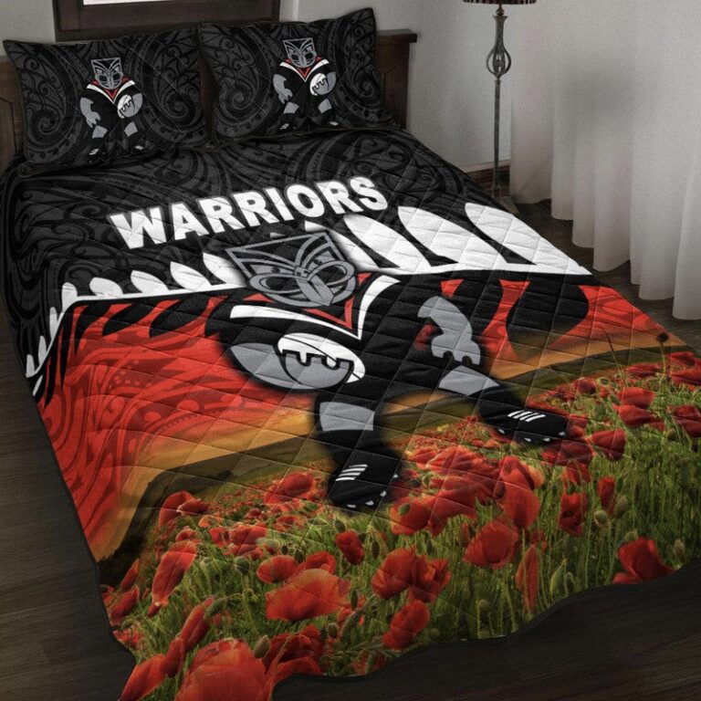National Rugby League store - Loyal fans of New Zealand Warriors's Quilt + 1/2 Pillow Cases:vintage National Rugby League suit,uniform,apparel,shirts,merch,hoodie,jackets,shorts,sweatshirt,outfits,clothes