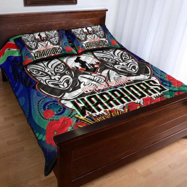 National Rugby League store - Loyal fans of New Zealand Warriors's Quilt + 1/2 Pillow Cases:vintage National Rugby League suit,uniform,apparel,shirts,merch,hoodie,jackets,shorts,sweatshirt,outfits,clothes