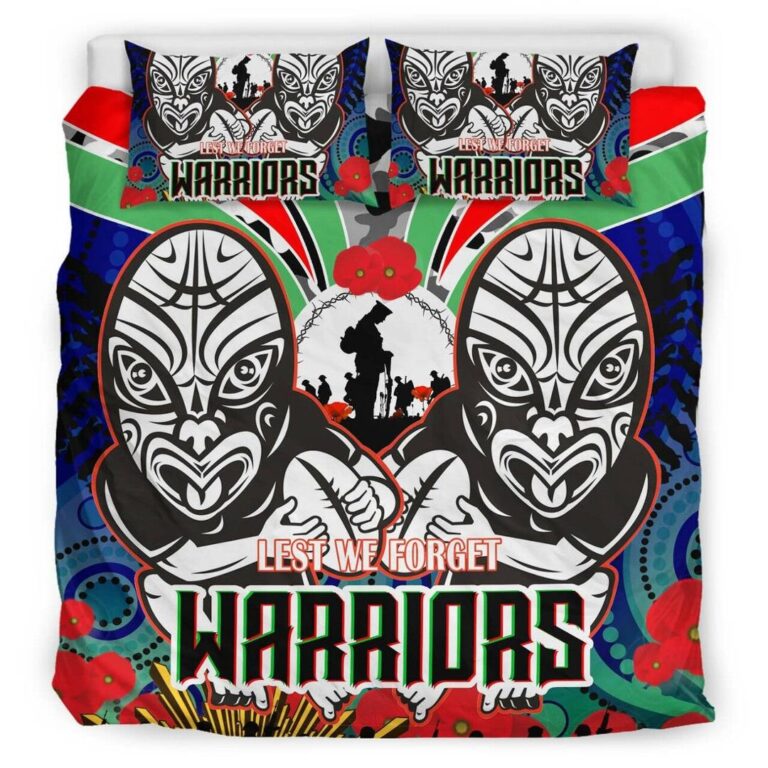 National Rugby League store - Loyal fans of New Zealand Warriors's Bedding Duvet Cover + 1/2 Pillow Cases:vintage National Rugby League suit,uniform,apparel,shirts,merch,hoodie,jackets,shorts,sweatshirt,outfits,clothes