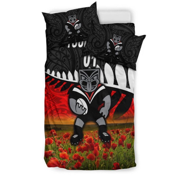 National Rugby League store - Loyal fans of New Zealand Warriors's Bedding Duvet Cover + 1/2 Pillow Cases:vintage National Rugby League suit,uniform,apparel,shirts,merch,hoodie,jackets,shorts,sweatshirt,outfits,clothes