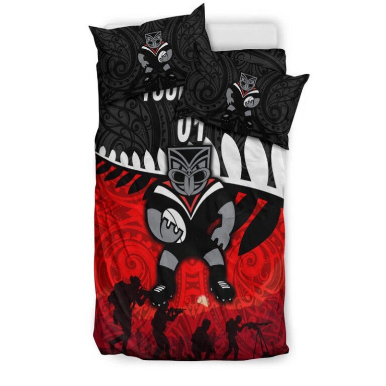 National Rugby League store - Loyal fans of New Zealand Warriors's Bedding Duvet Cover + 1/2 Pillow Cases:vintage National Rugby League suit,uniform,apparel,shirts,merch,hoodie,jackets,shorts,sweatshirt,outfits,clothes