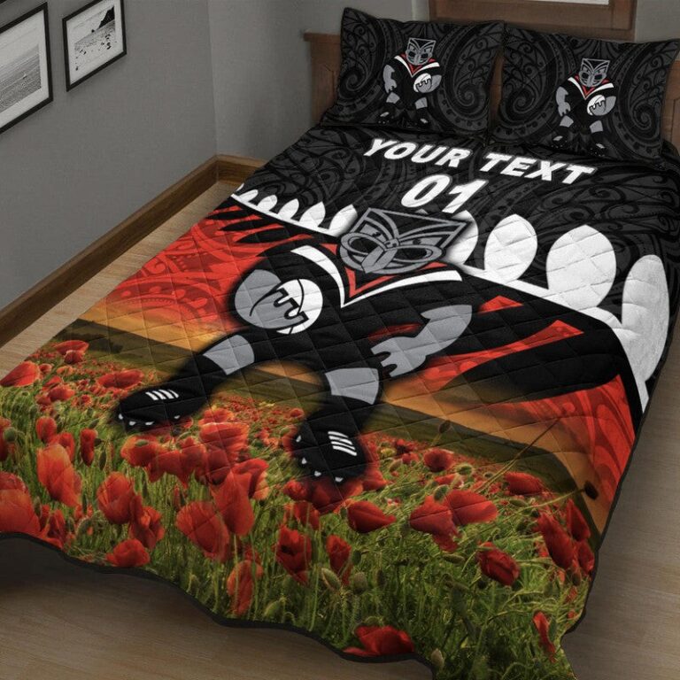 National Rugby League store - Loyal fans of New Zealand Warriors's Quilt + 1/2 Pillow Cases:vintage National Rugby League suit,uniform,apparel,shirts,merch,hoodie,jackets,shorts,sweatshirt,outfits,clothes