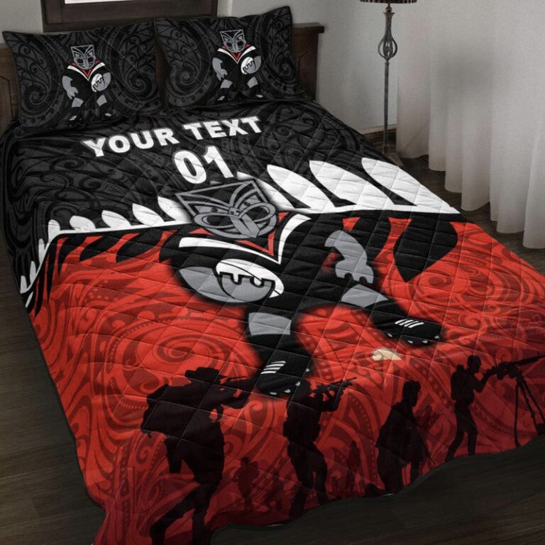 National Rugby League store - Loyal fans of New Zealand Warriors's Quilt + 1/2 Pillow Cases:vintage National Rugby League suit,uniform,apparel,shirts,merch,hoodie,jackets,shorts,sweatshirt,outfits,clothes
