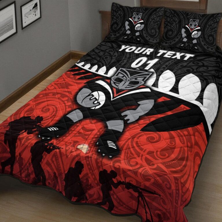National Rugby League store - Loyal fans of New Zealand Warriors's Quilt + 1/2 Pillow Cases:vintage National Rugby League suit,uniform,apparel,shirts,merch,hoodie,jackets,shorts,sweatshirt,outfits,clothes