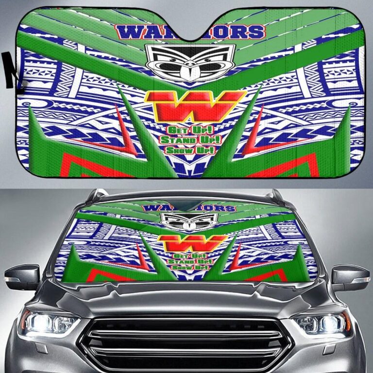 National Rugby League store - Loyal fans of New Zealand Warriors's Auto Sun Shades:vintage National Rugby League suit,uniform,apparel,shirts,merch,hoodie,jackets,shorts,sweatshirt,outfits,clothes