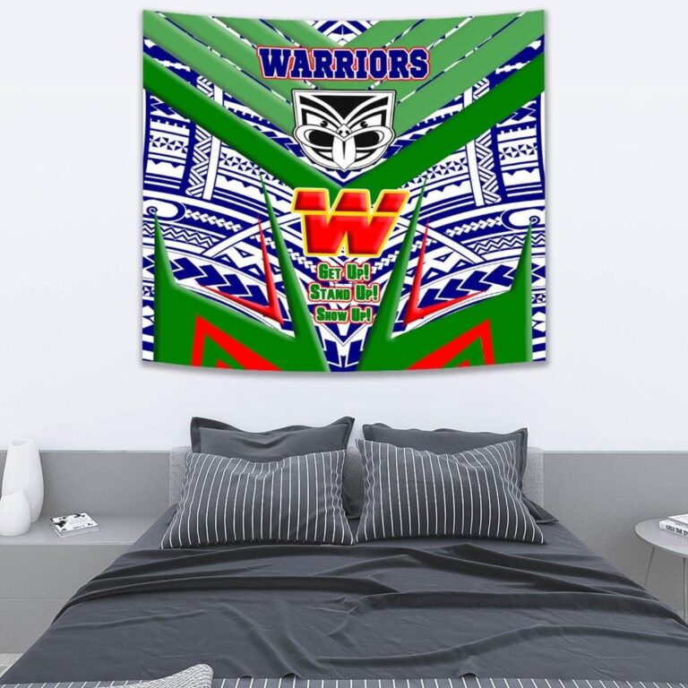 National Rugby League store - Loyal fans of New Zealand Warriors's Wall Tapestry:vintage National Rugby League suit,uniform,apparel,shirts,merch,hoodie,jackets,shorts,sweatshirt,outfits,clothes