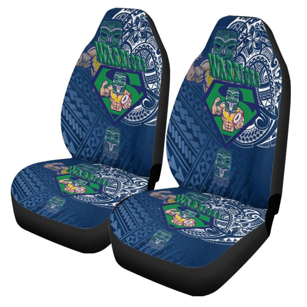 National Rugby League store - Loyal fans of New Zealand Warriors's Set 2 Car Seat Cover:vintage National Rugby League suit,uniform,apparel,shirts,merch,hoodie,jackets,shorts,sweatshirt,outfits,clothes