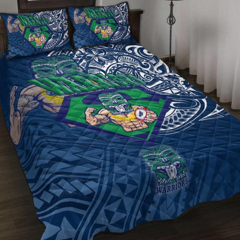 National Rugby League store - Loyal fans of New Zealand Warriors's Quilt + 1/2 Pillow Cases:vintage National Rugby League suit,uniform,apparel,shirts,merch,hoodie,jackets,shorts,sweatshirt,outfits,clothes
