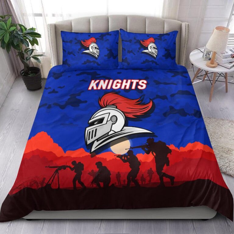National Rugby League store - Loyal fans of Newcastle Knights's Bedding Duvet Cover + 1/2 Pillow Cases:vintage National Rugby League suit,uniform,apparel,shirts,merch,hoodie,jackets,shorts,sweatshirt,outfits,clothes