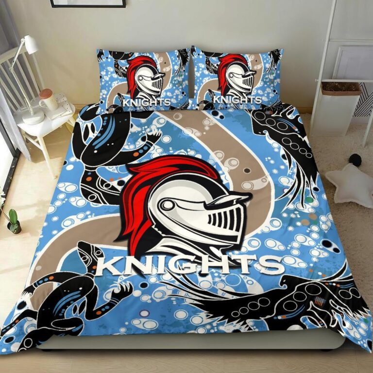 National Rugby League store - Loyal fans of Newcastle Knights's Bedding Duvet Cover + 1/2 Pillow Cases:vintage National Rugby League suit,uniform,apparel,shirts,merch,hoodie,jackets,shorts,sweatshirt,outfits,clothes