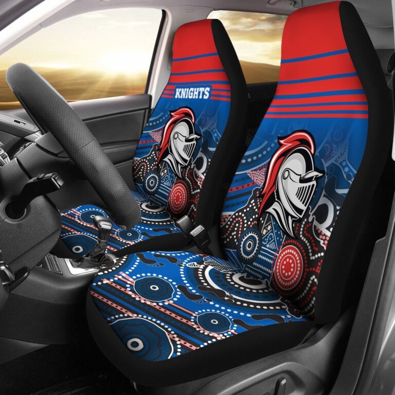 National Rugby League store - Loyal fans of Newcastle Knights's Set 2 Car Seat Cover:vintage National Rugby League suit,uniform,apparel,shirts,merch,hoodie,jackets,shorts,sweatshirt,outfits,clothes