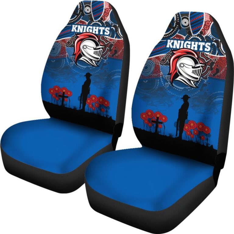 National Rugby League store - Loyal fans of Newcastle Knights's Set 2 Car Seat Cover:vintage National Rugby League suit,uniform,apparel,shirts,merch,hoodie,jackets,shorts,sweatshirt,outfits,clothes
