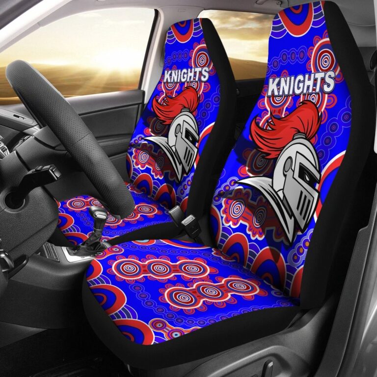 National Rugby League store - Loyal fans of Newcastle Knights's Set 2 Car Seat Cover:vintage National Rugby League suit,uniform,apparel,shirts,merch,hoodie,jackets,shorts,sweatshirt,outfits,clothes