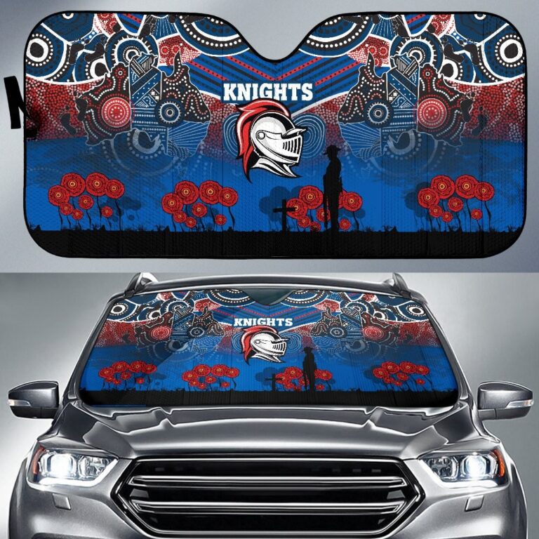 National Rugby League store - Loyal fans of Newcastle Knights's Auto Sun Shades:vintage National Rugby League suit,uniform,apparel,shirts,merch,hoodie,jackets,shorts,sweatshirt,outfits,clothes