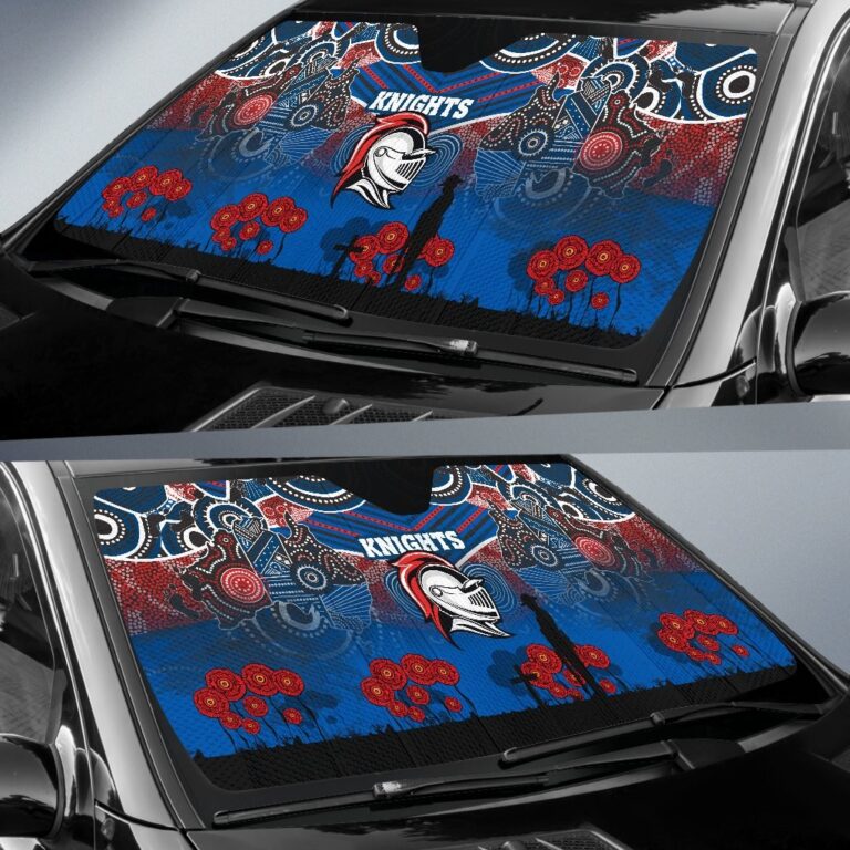 National Rugby League store - Loyal fans of Newcastle Knights's Auto Sun Shades:vintage National Rugby League suit,uniform,apparel,shirts,merch,hoodie,jackets,shorts,sweatshirt,outfits,clothes