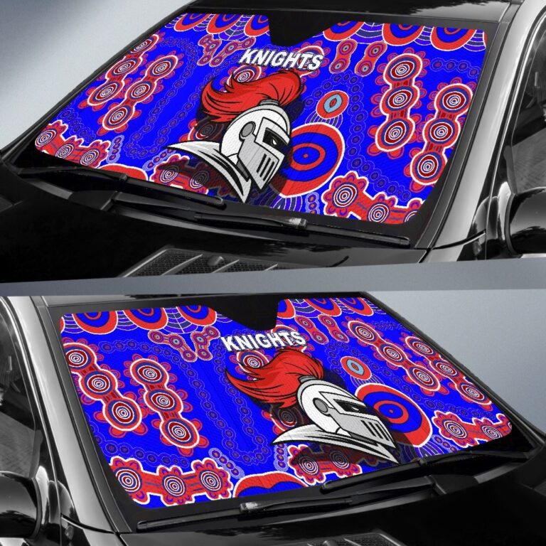 National Rugby League store - Loyal fans of Newcastle Knights's Auto Sun Shades:vintage National Rugby League suit,uniform,apparel,shirts,merch,hoodie,jackets,shorts,sweatshirt,outfits,clothes