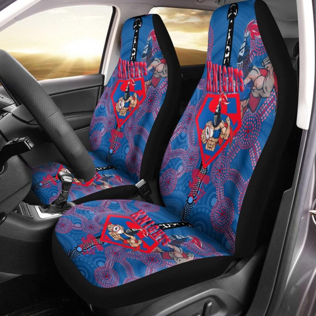 National Rugby League store - Loyal fans of Newcastle Knights's Set 2 Car Seat Cover:vintage National Rugby League suit,uniform,apparel,shirts,merch,hoodie,jackets,shorts,sweatshirt,outfits,clothes