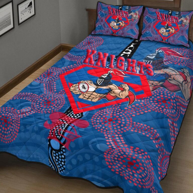 National Rugby League store - Loyal fans of Newcastle Knights's Quilt + 1/2 Pillow Cases:vintage National Rugby League suit,uniform,apparel,shirts,merch,hoodie,jackets,shorts,sweatshirt,outfits,clothes